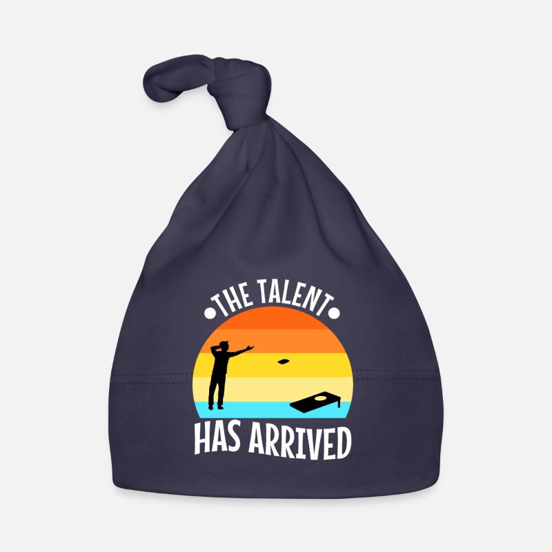The Talent has arrived cornhole Organic Baby Cap