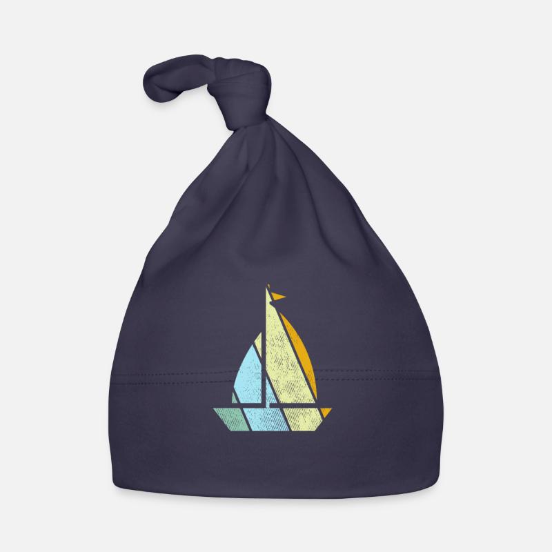 Sailing Retro Organic Baby Cap