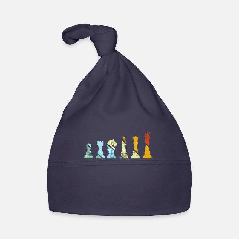 Échecs Rétro Bonnet bio Bébé