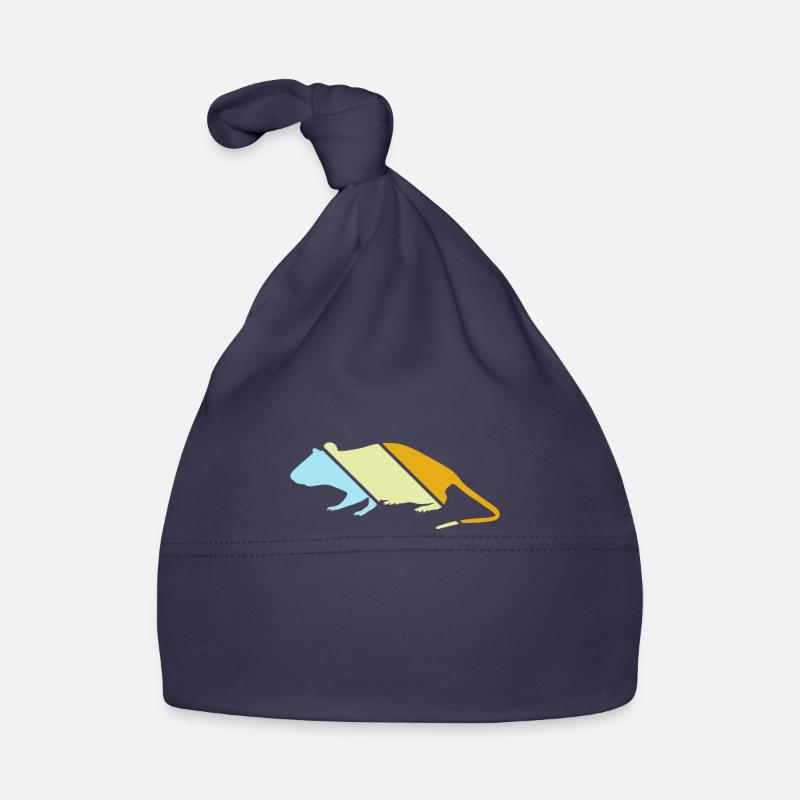 Mouse Retro Organic Baby Cap