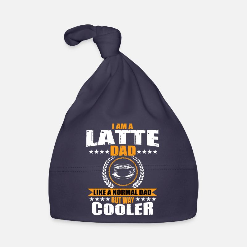 Latte Papa Kaffeetrinker Baby Bio-Mütze