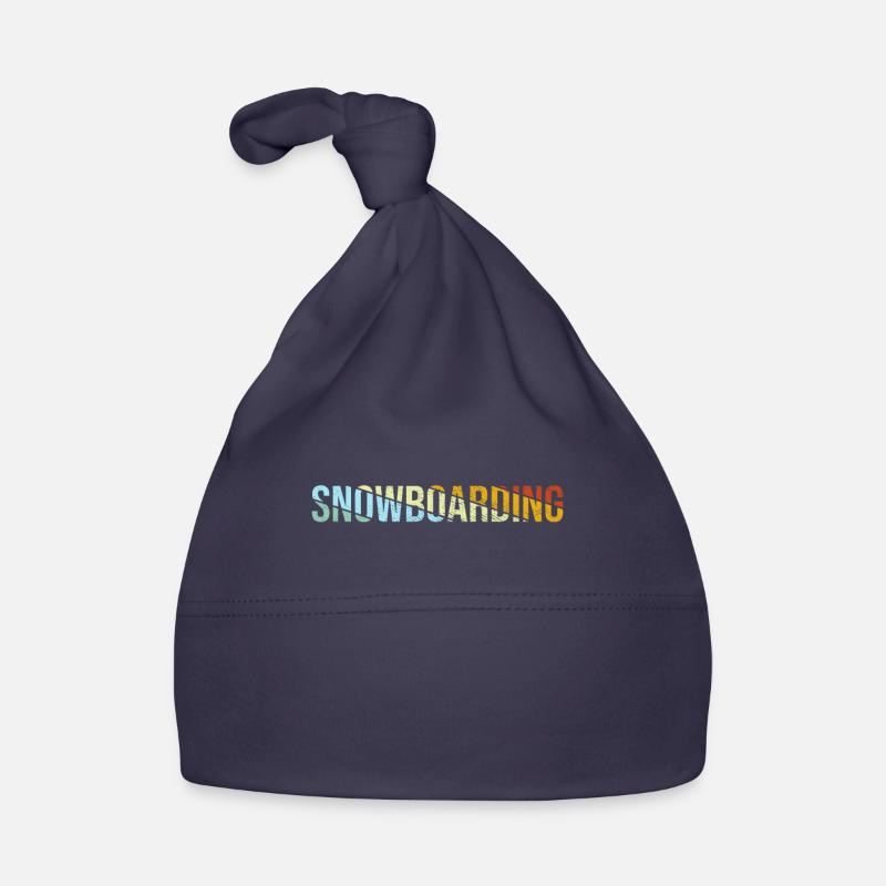 Snowboard Rétro Bonnet bio Bébé
