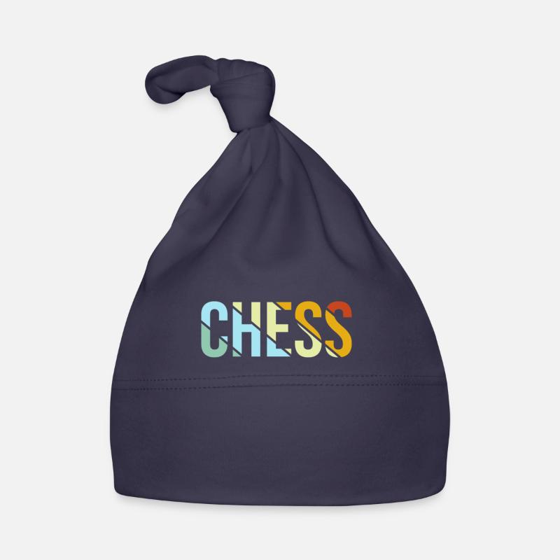 Échecs Rétro Bonnet bio Bébé