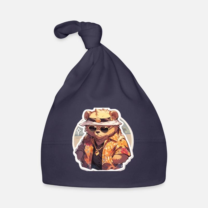 Bär Bären Dicker Bär Bären Papa Baby Bio-Mütze