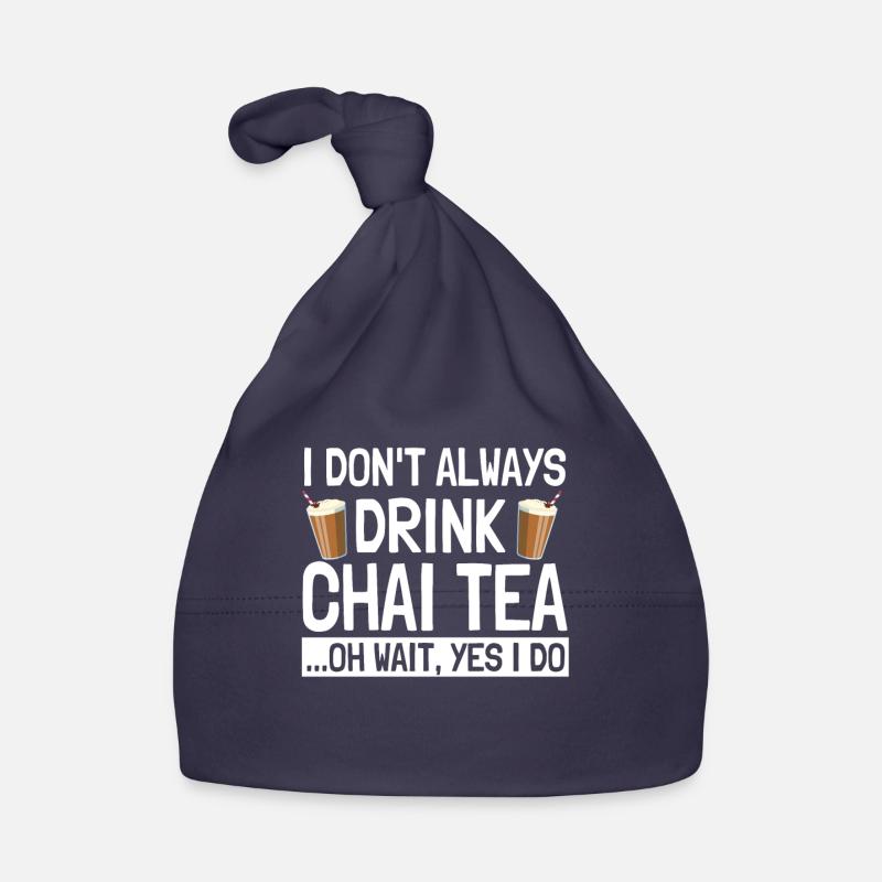 Lustiger Chai Tee Spruch Liebe Chai Latte Baby Bio-Mütze
