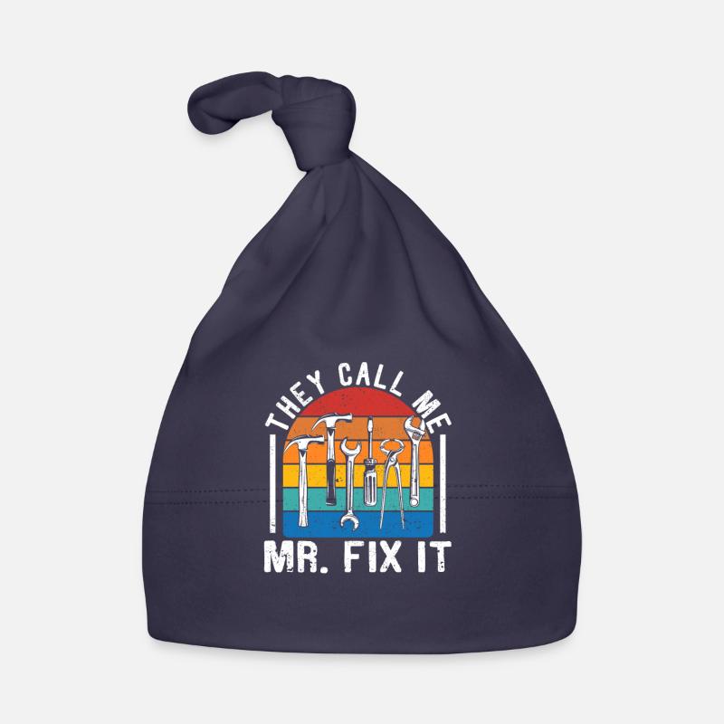 Ils m’appellent M. Fix It Funny Handyman Dad Bonnet bio Bébé