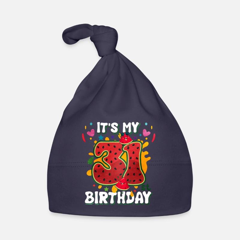 31e anniversaire Pastèque Bonnet bio Bébé