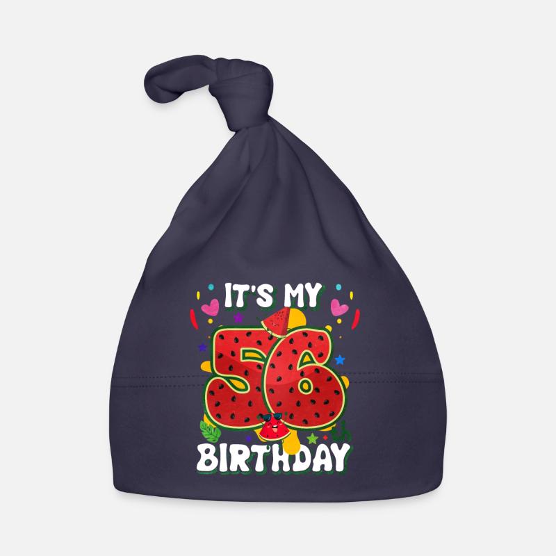 56e anniversaire de la pastèque Bonnet bio Bébé