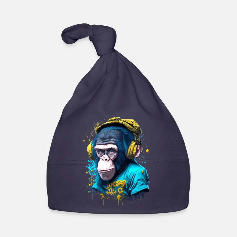 Iconic monkey Organic Baby Cap