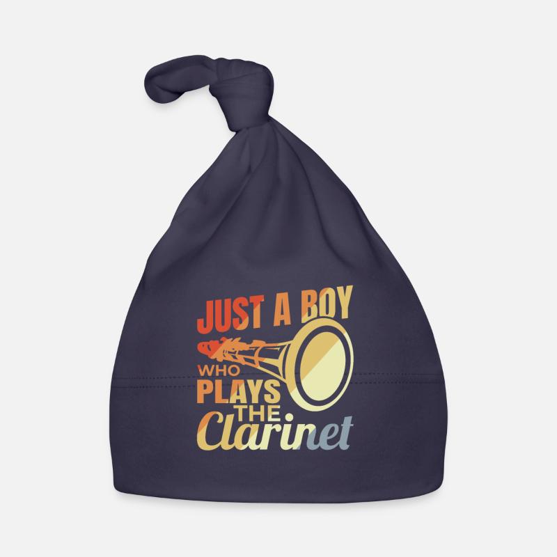Young clarinet player Organic Baby Cap