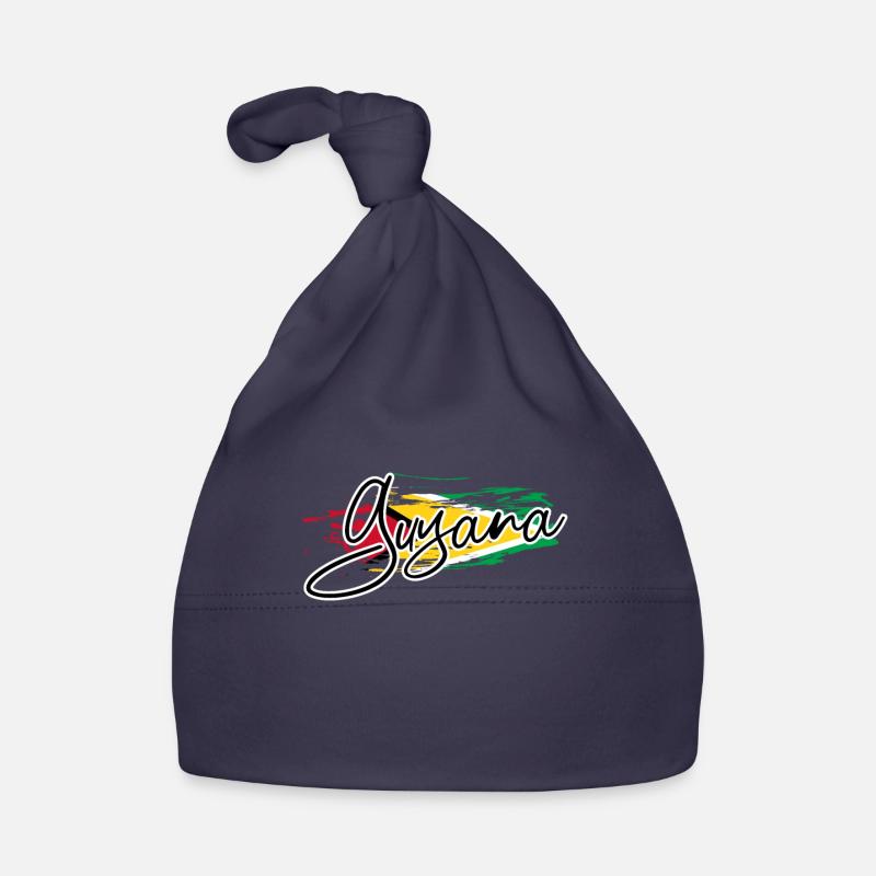 Guyana - Bonnet bio Bébé - marine