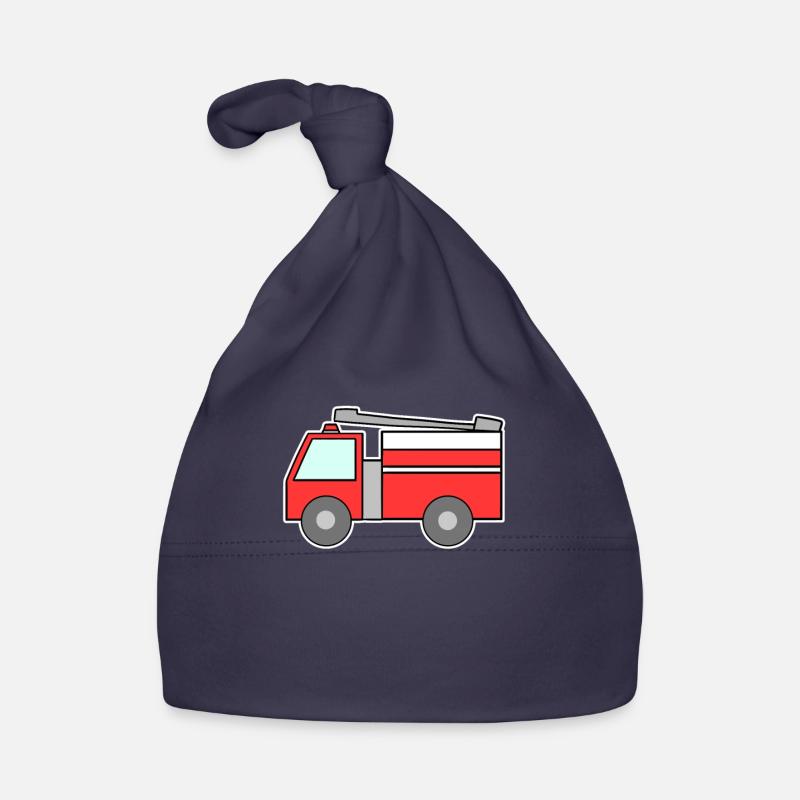 Fire Brigade Car Organic Baby Cap