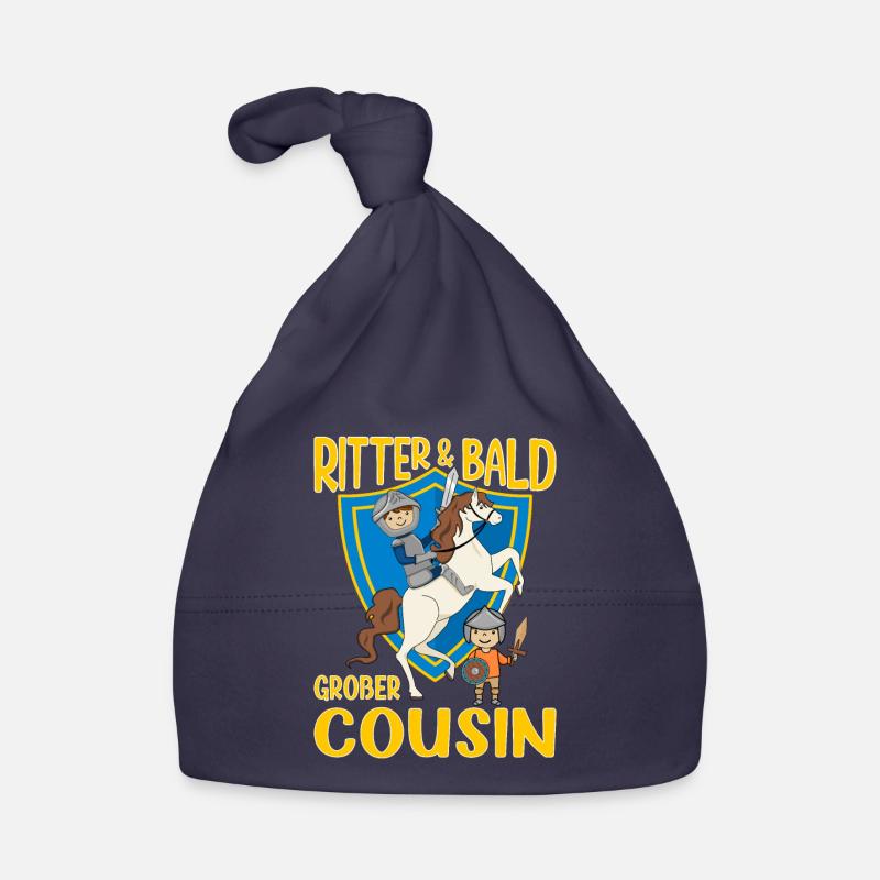 Ich Werde Großer Cousin Ritter bald Cousin Baby Bio-Mütze