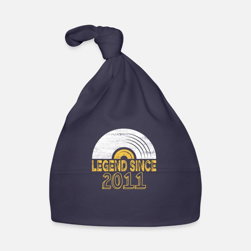 2011 Birthday Vinyl Legend since Organic Baby Cap