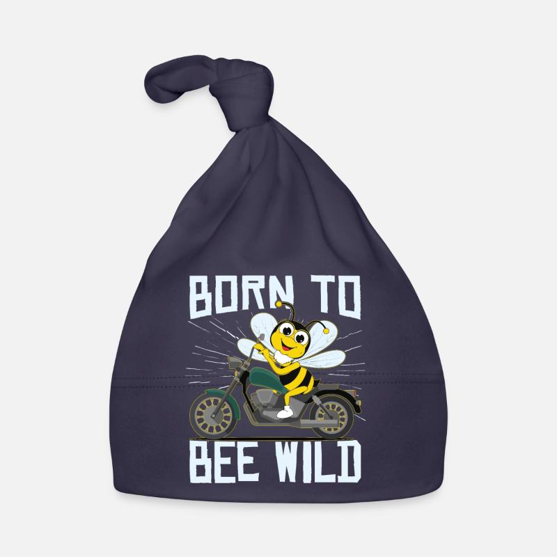 Født til Bee Wild Babyhue af økologisk bomuld