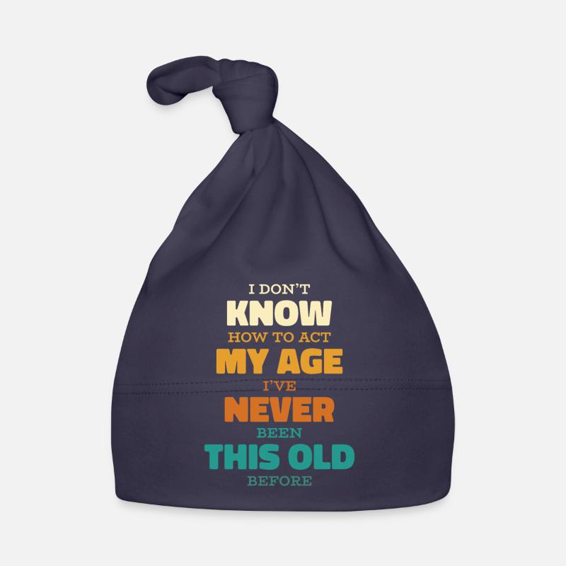 Black humor Organic Baby Cap