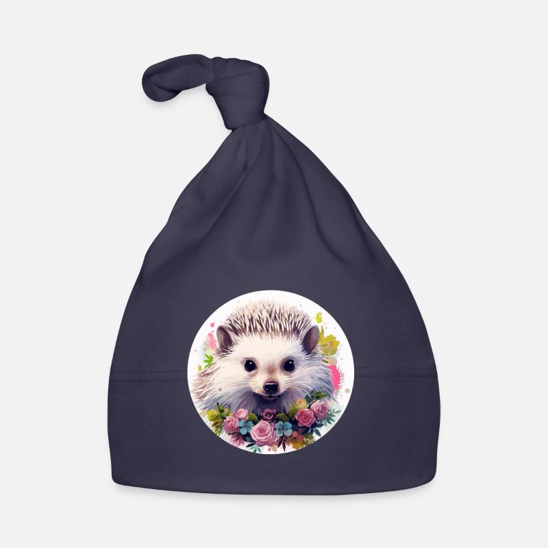 Hérisson mignon Bonnet bio Bébé