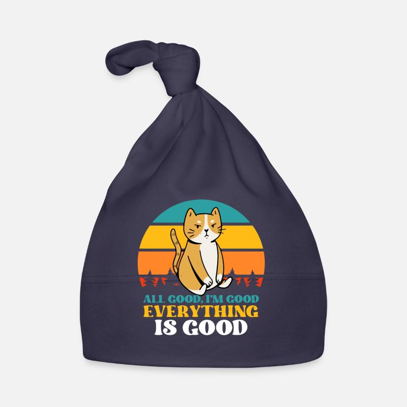 All Good I'm Good Everything Is Good Organic Baby Cap