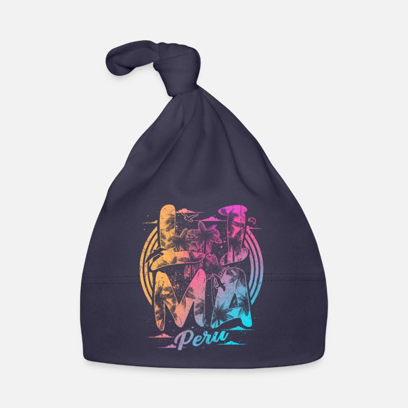 Lima Pérou Vacances Souvenirs Bonnet bio Bébé