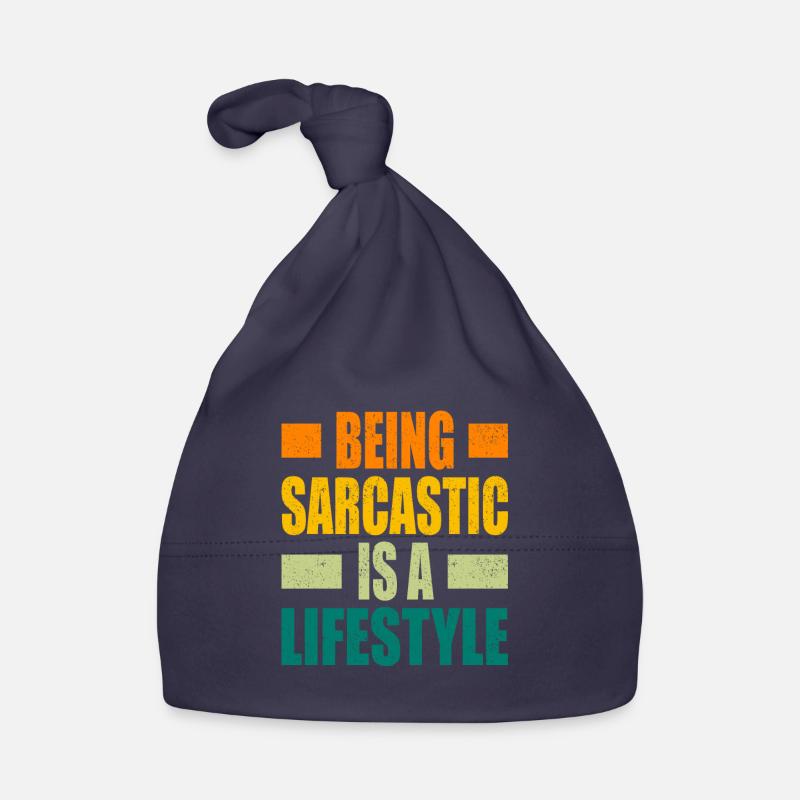 Black humor Organic Baby Cap