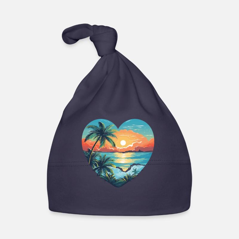 Strand Liebe Baby Bio-Mütze