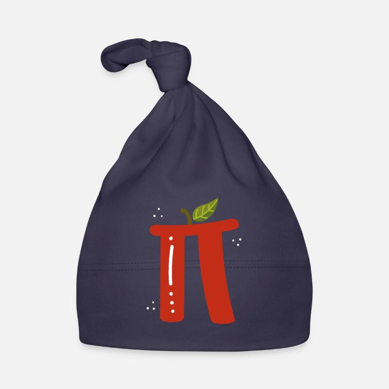 Pi as a red apple Organic Baby Cap