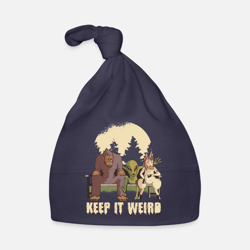 Keep It Weird Saying Organic Baby Cap