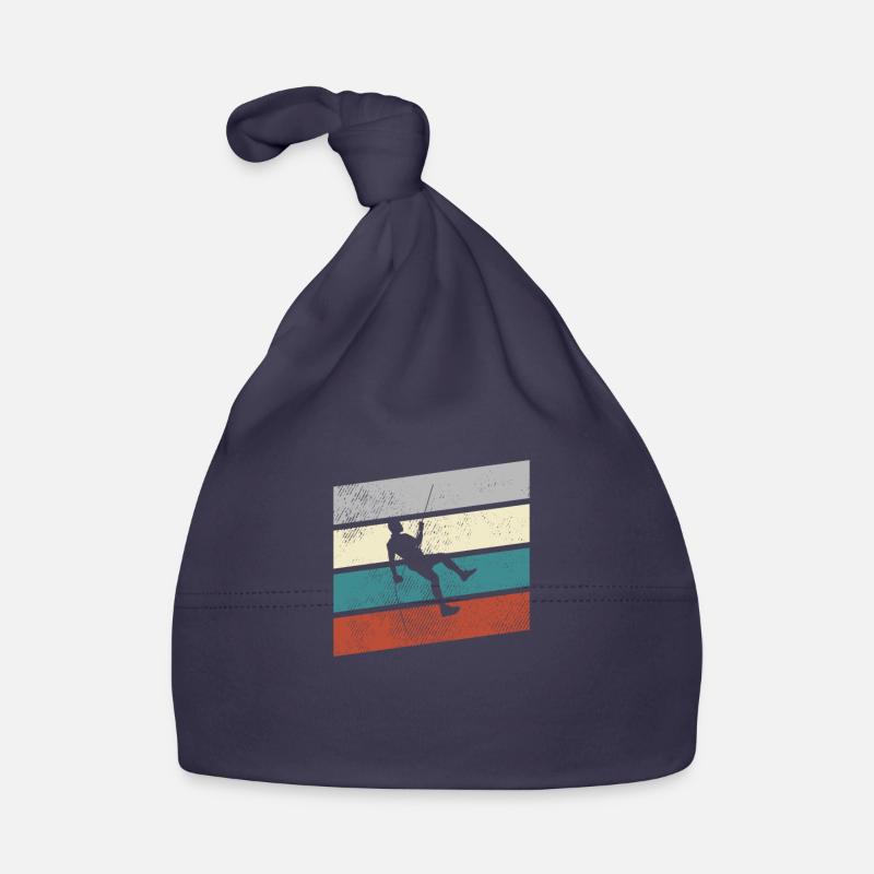 Climbing Retro Organic Baby Cap