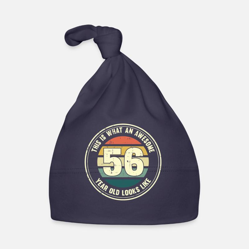 56. Geburtstag so sieht man mit 56 Retro Geschenk Baby Bio-Mütze