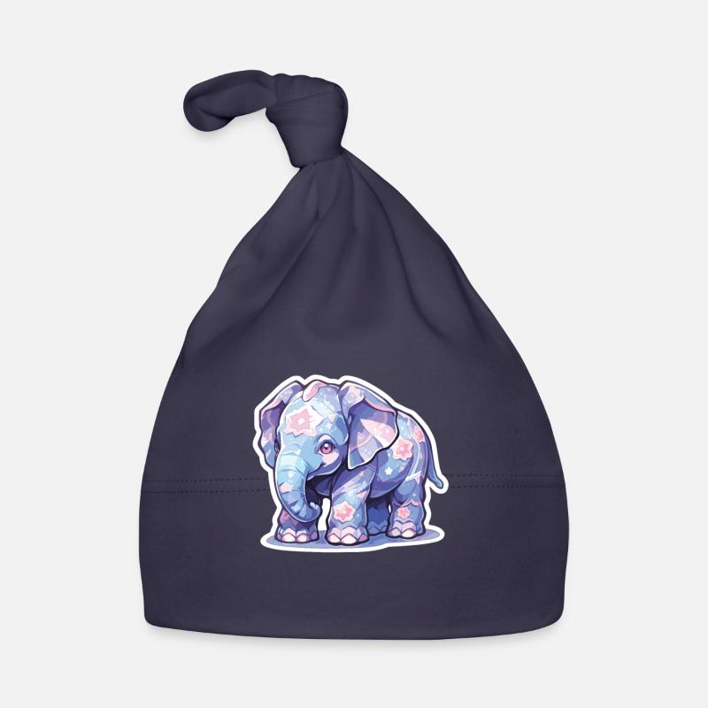 Éléphant Éléphant Éléphant Bébé Pachyderme Bonnet bio Bébé