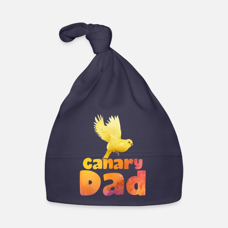 Daddy Canaries Bird lovers Dads Organic Baby Cap