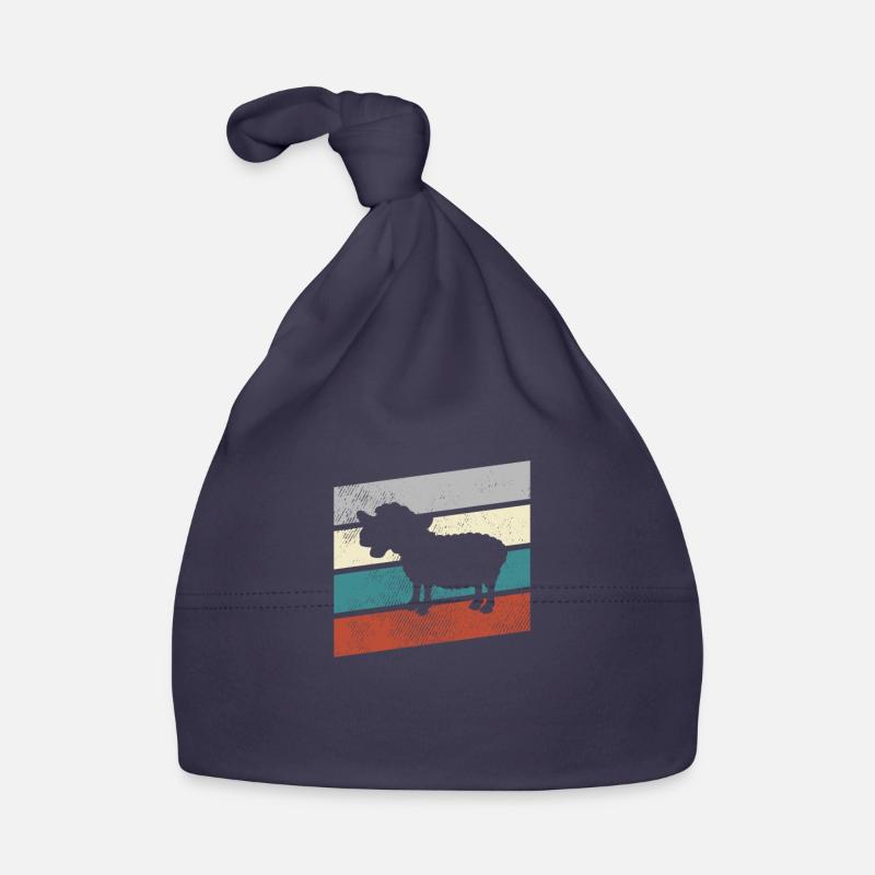 Sheep Retro Organic Baby Cap