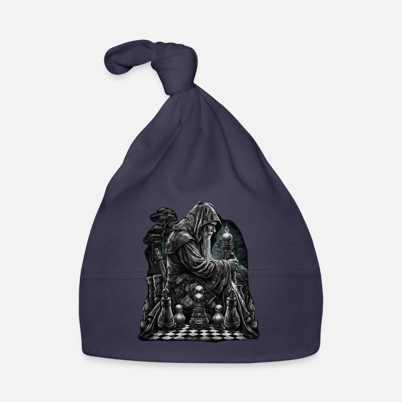 Chess master in the game Organic Baby Cap
