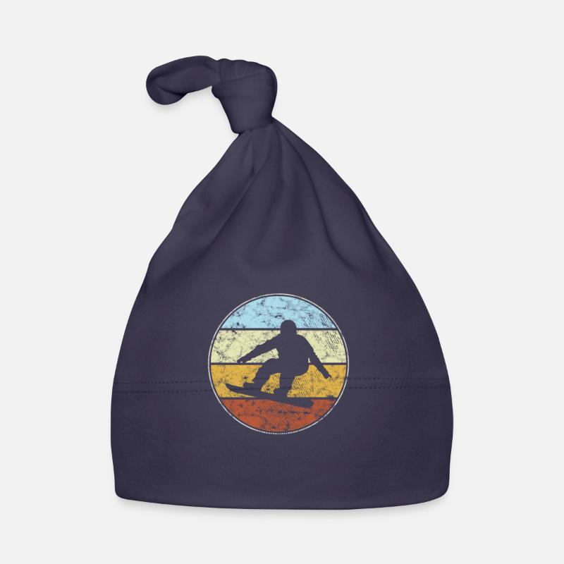 Snowboard Rétro Bonnet bio Bébé