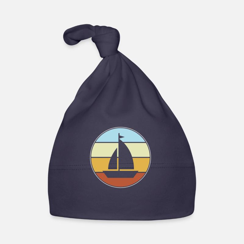 Sailing Retro Organic Baby Cap