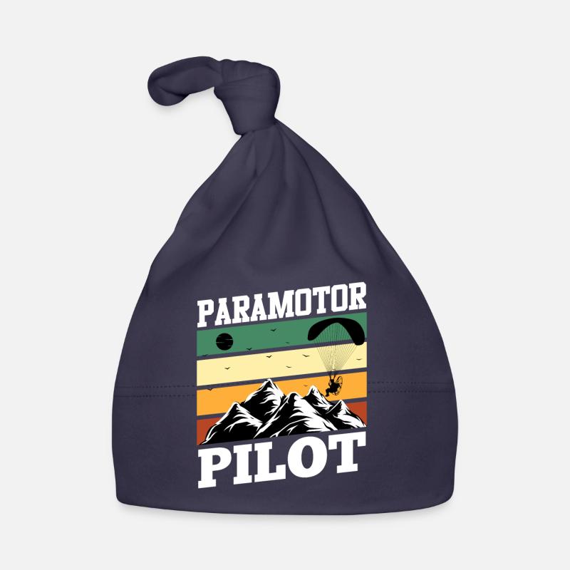 Paramotor Pilot Paraglider Paragliding Organic Baby Cap