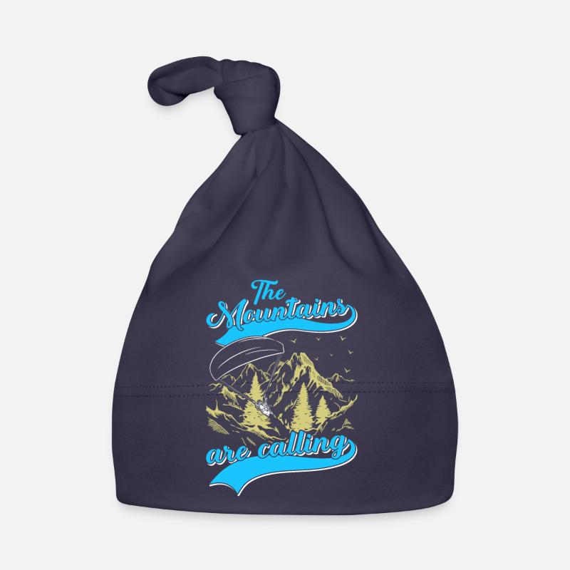 Mountaineering The Mountains are Calling Organic Baby Cap