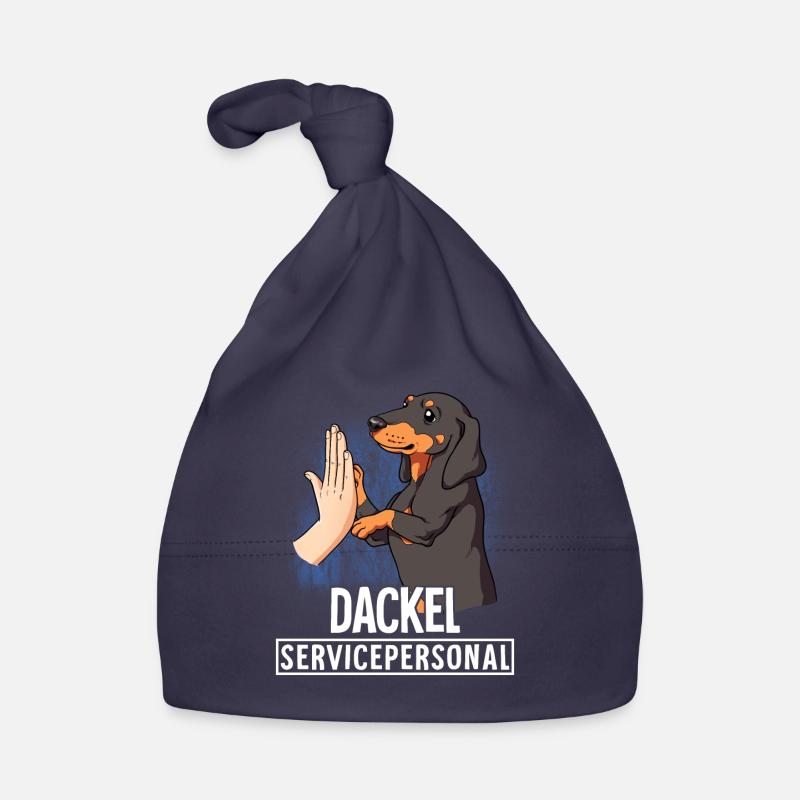 Dackel Baby Bio-Mütze