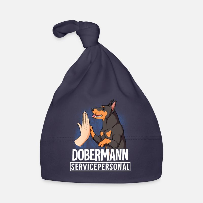 Dobermann Baby Bio-Mütze