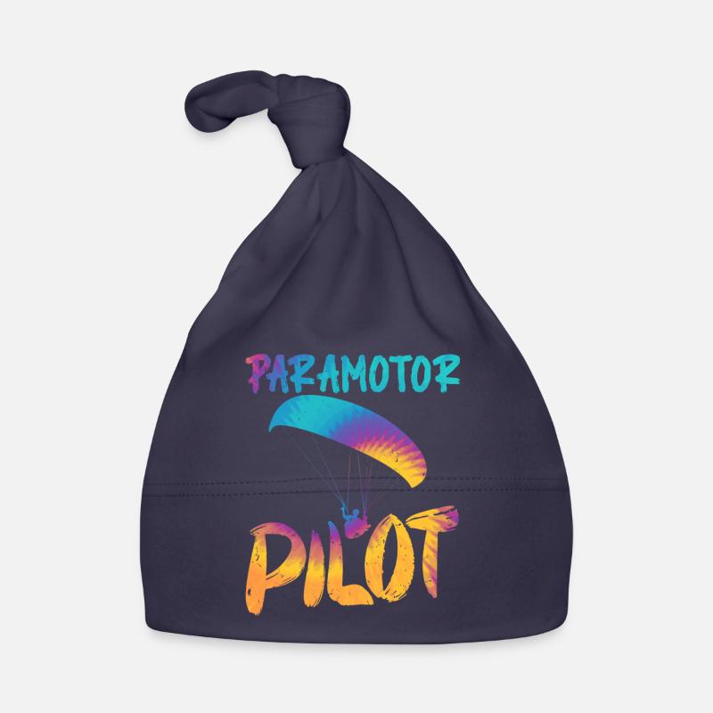 Paramotor Pilot Gleitschirmflieger Shirt Baby Bio-Mütze