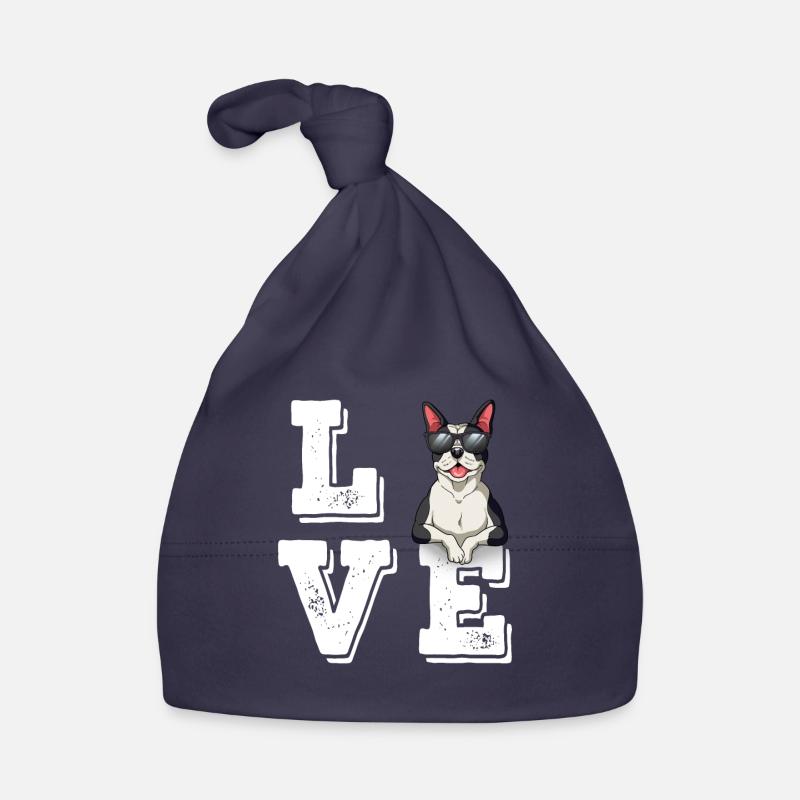 J’adore Boston Terrier Bonnet bio Bébé
