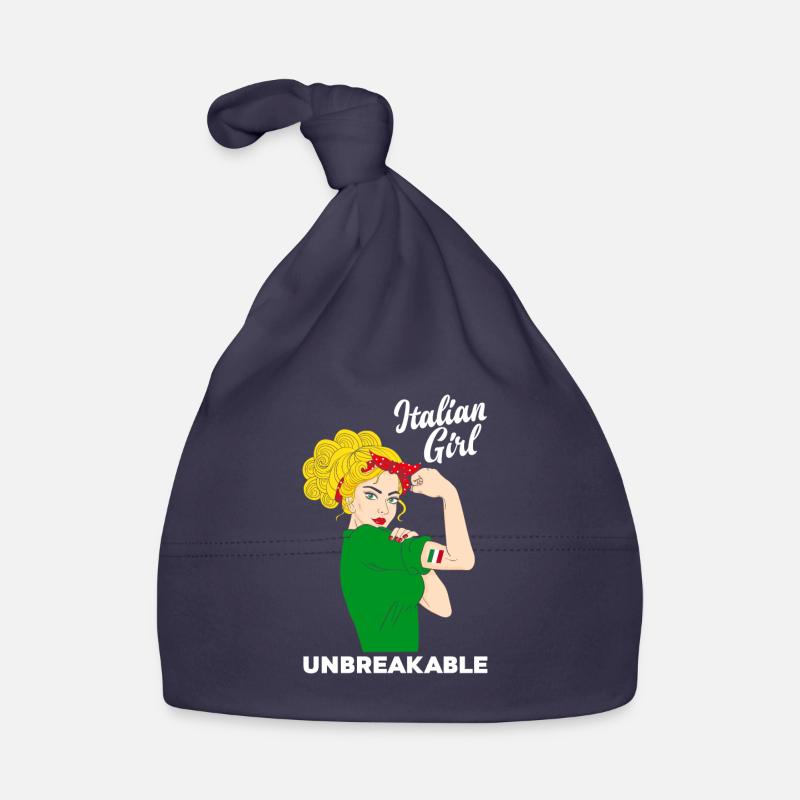 Funny Italy Gift Organic Baby Cap