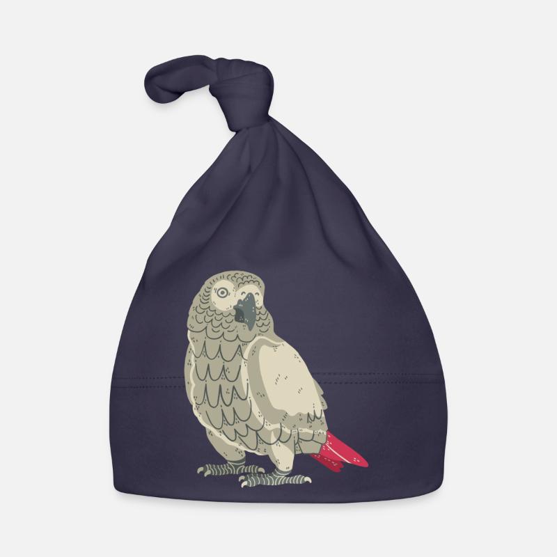 Grey parrot Organic Baby Cap