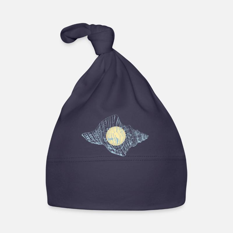 Shell Shelling Tasche Bivalvia Hunter Muschel Baby Bio-Mütze