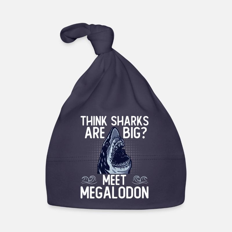 Vous pensez que les requins sont gros? Rencontrez Megalodon Bonnet bio Bébé