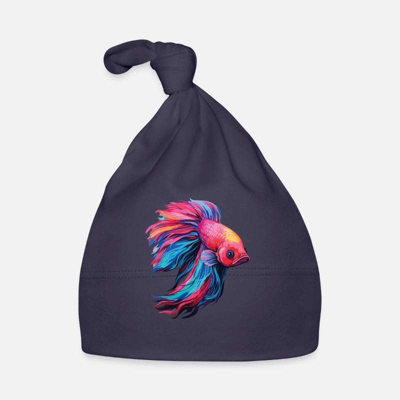 Bettafish Bunt Baby Bio-Mütze