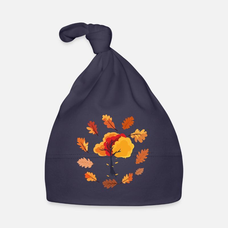 Nature Feuilles caduques Feuillage Arbre Cadeau Automne Bonnet bio Bébé