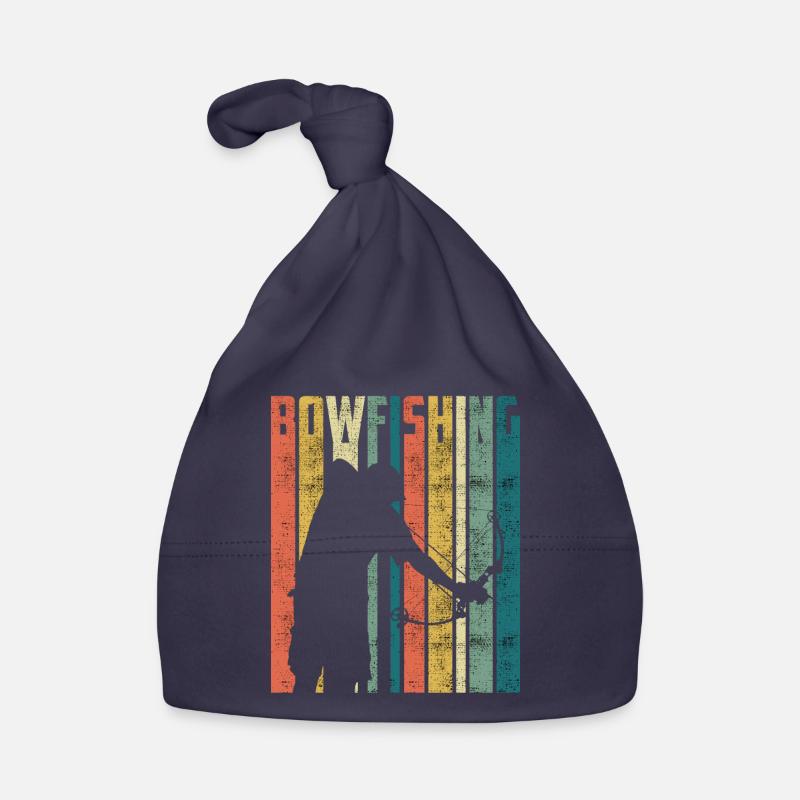 Bogenfischen Bogenjäger Fischjagd Bogen Baby Bio-Mütze