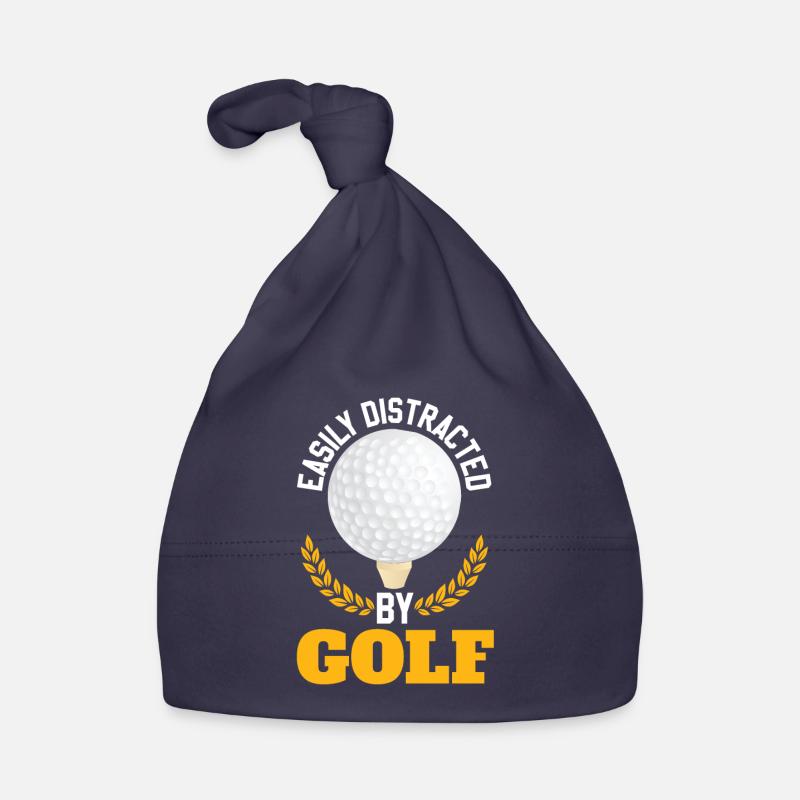 Facilement distrait par le golf Bonnet bio Bébé