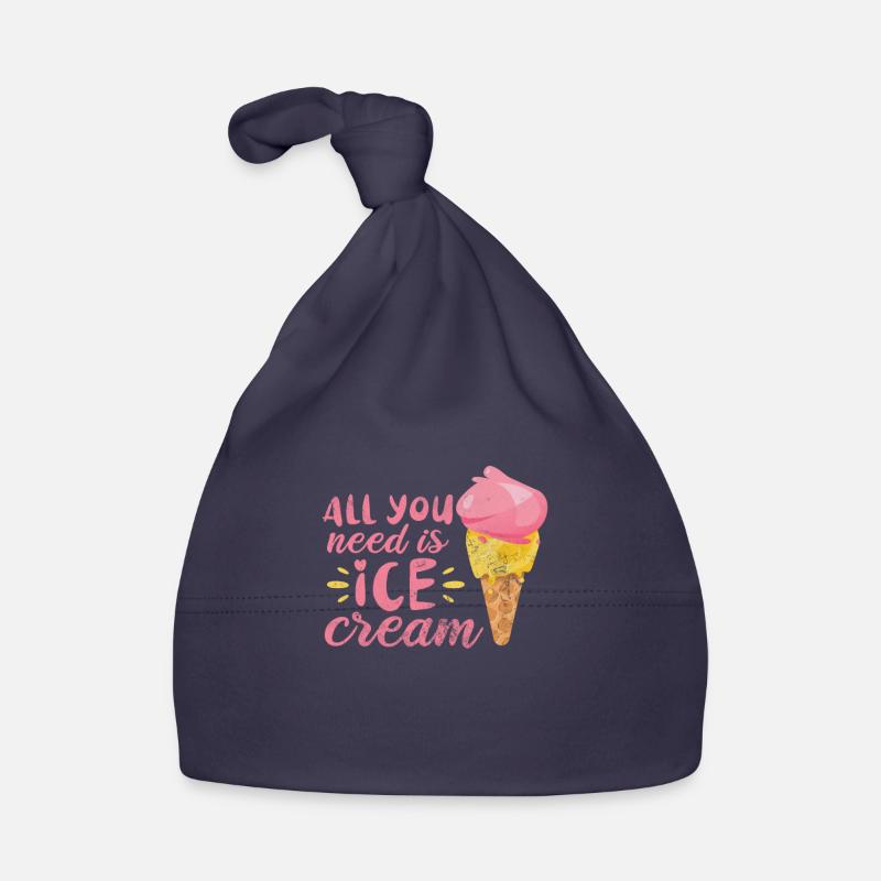 Eiscreme Baby Bio-Mütze